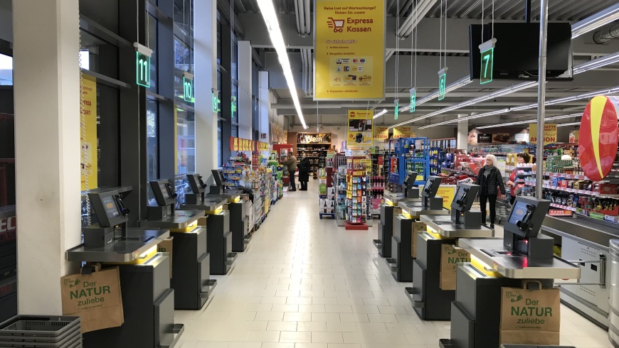 Netto testet Expresskassen