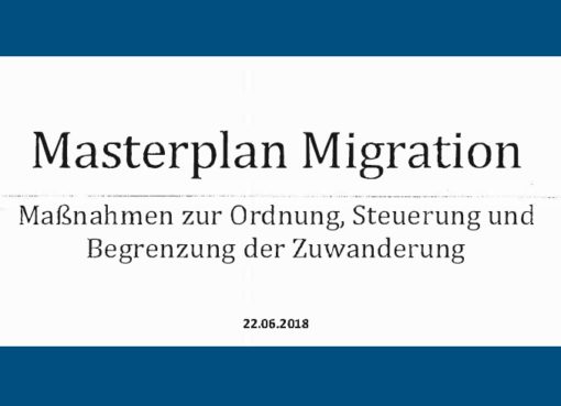 Masterplan Migration - Fassung 22.6.2018