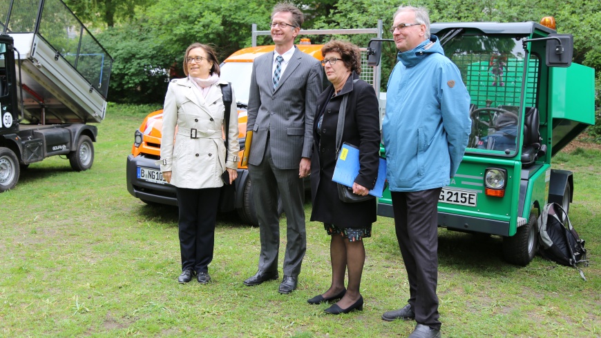 Übergabe am 2.Mai 2019: Neue Elektro-Nutzfahrzeuge