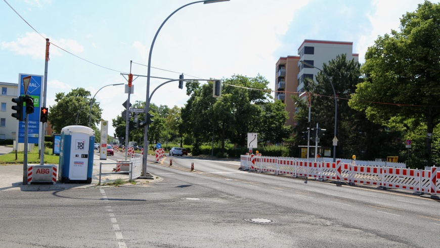 Baustelle Kaiser-Wilhelm-Straße