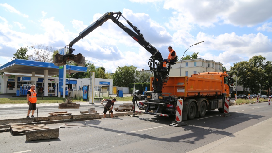 Baustelle Kaiser-Wilhelm-Straße