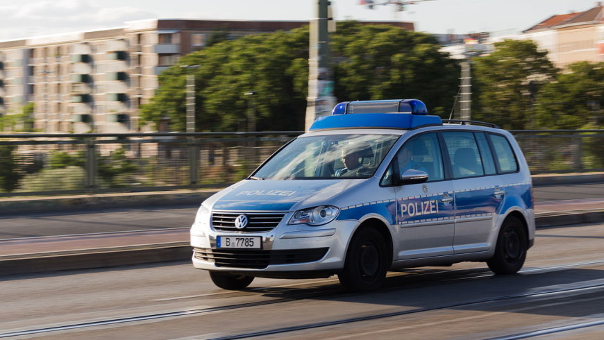 Streifenwagen der Polizei Berlin