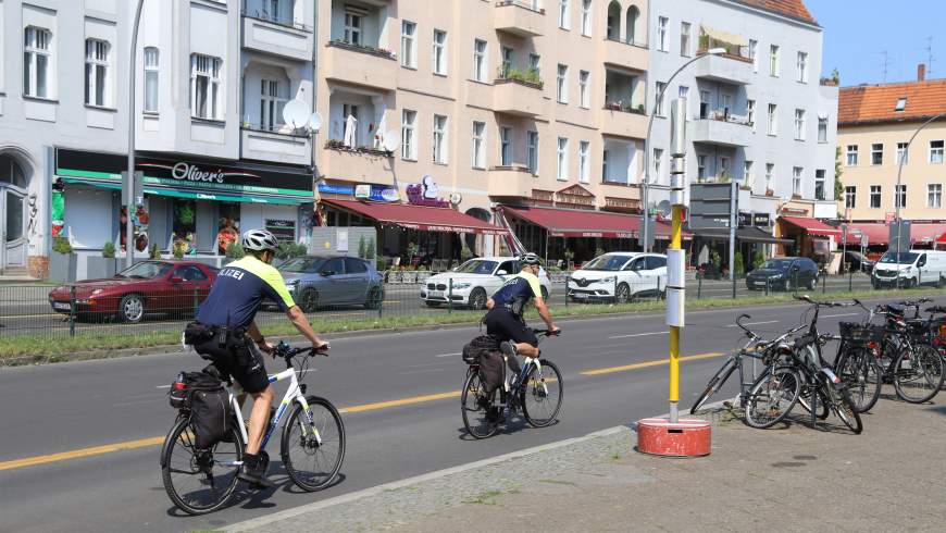 Fahrradstreife Polizei Berlin