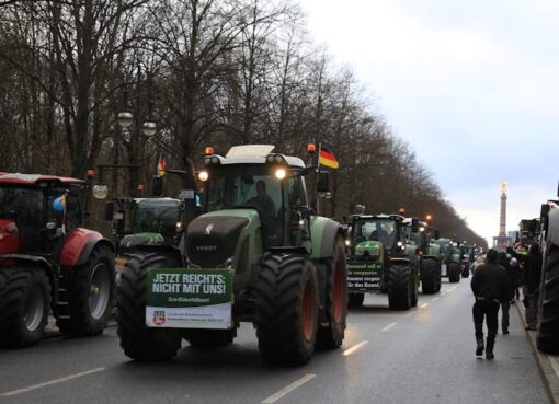 Großdemonstration des Deutschen Bauernverbands in Berlin