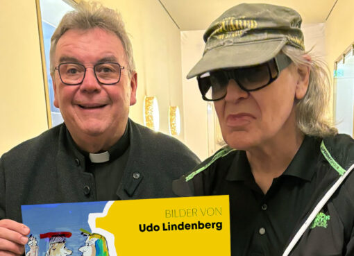 Msgr. Georg Austen und Udo Lindenberg