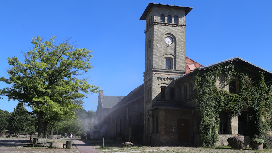 Staubwolke in Britz