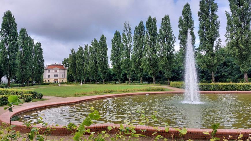 Der Park am Bernkasteler Platz in Lankwitz