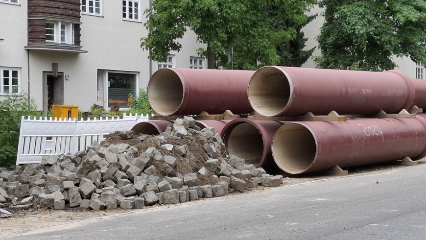 Baustelle Paul-Schneider-Straße 