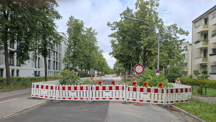 Baustelle Paul-Schneider-Straße
