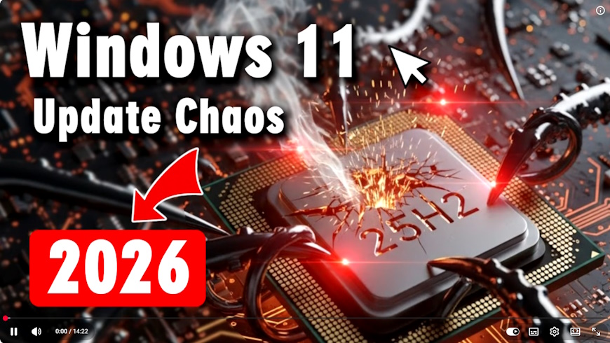 Windows 11 Update Chaos 2026